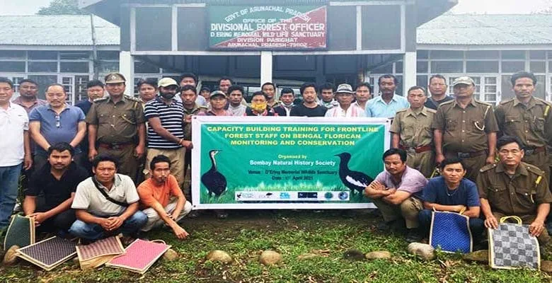 BNHS organizes capacity building training on monitoring and conservation of Bengal Florican for frontline staff of DEWS