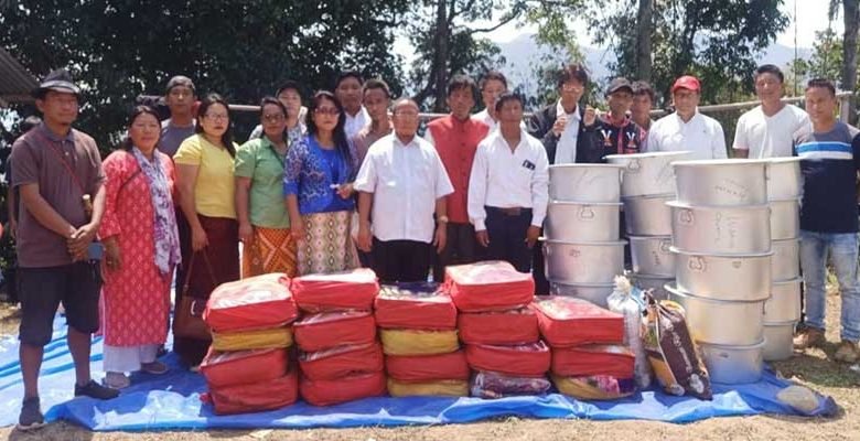 Arunachal: Wancho Council raises helping hand  to help  Senua Noksa Village fire victims