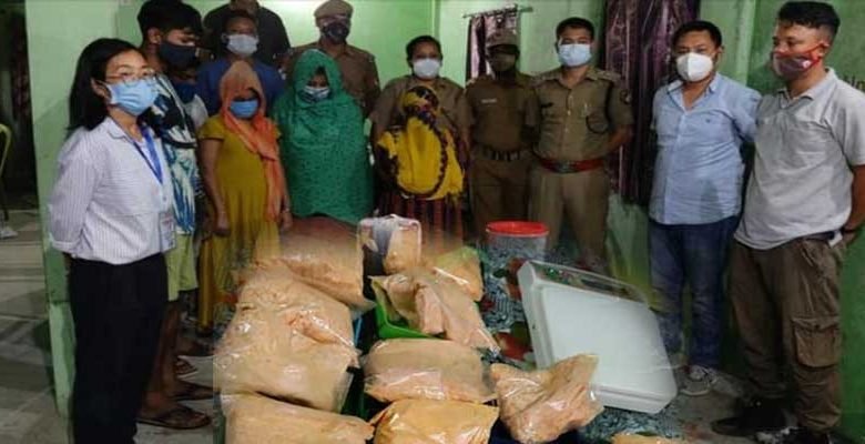 Itanagar Police bust drug racket, 5 arrested, seize suspected heroin worth of 10 Lakhs