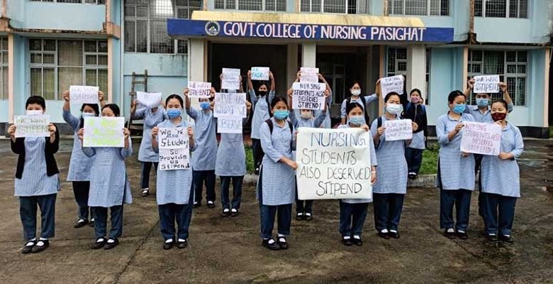 Arunachal: Govt nursing college and GNM students cries for stipend
