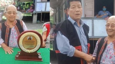 Arunachal: Former Director (IPR), Tayeng felicitates retired teacher Palonty Yirang Tayeng