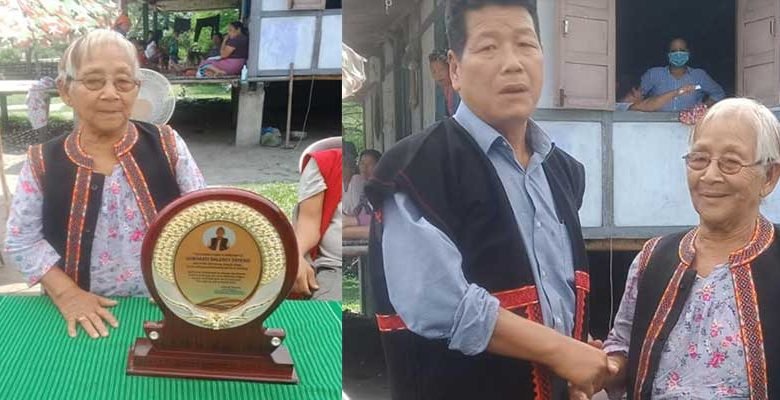 Arunachal: Former Director (IPR), Tayeng felicitates retired teacher Palonty Yirang Tayeng