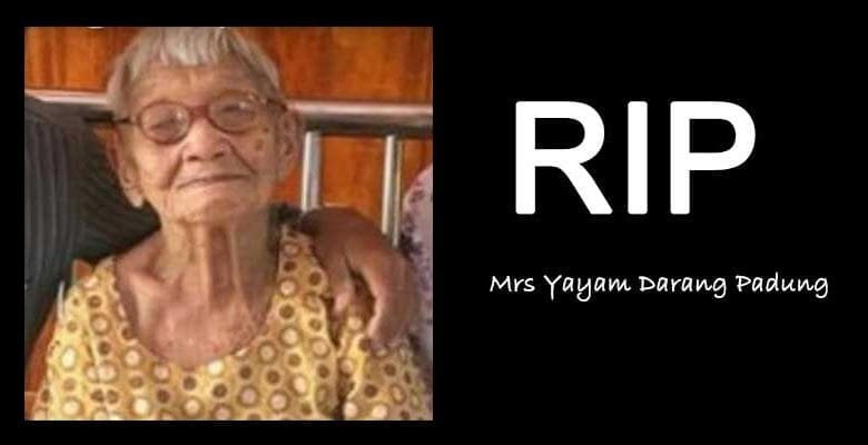 Arunachal: Centenarian Yayam Darang Padung passes away at 102 years