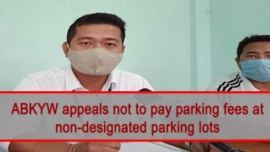 Arunachal:  ABKYW appeals not to pay parking fees at non-designated parking lots