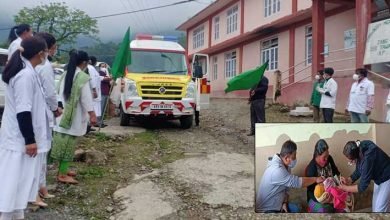 Arunachal: PCV launches, 108 Ambulances flag off in Tawang