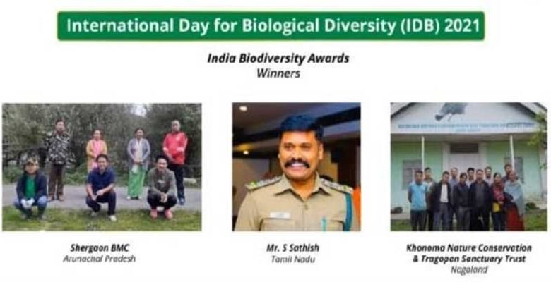 Arunachal: Shergaon Biodiversity Management Committee, has be awarded the Best BMC in India