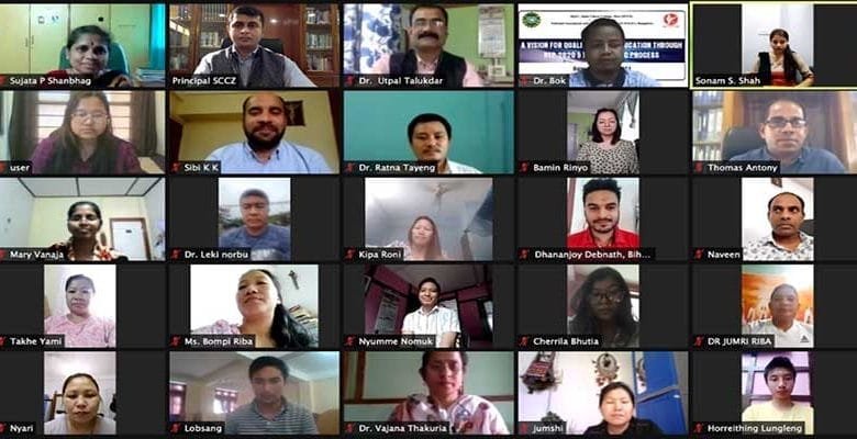 Arunachal: Two Day National Webinar conducted by SCCZ and NAAC