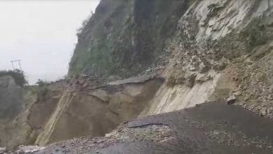 Pasighat-Pangin Tran Arunachal Highway cut off at 36.6 KM near Rottung village due to incessant rain
