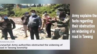 Arunachal: Army explains the facts regarding their obstruction on widening of a road in Tawang