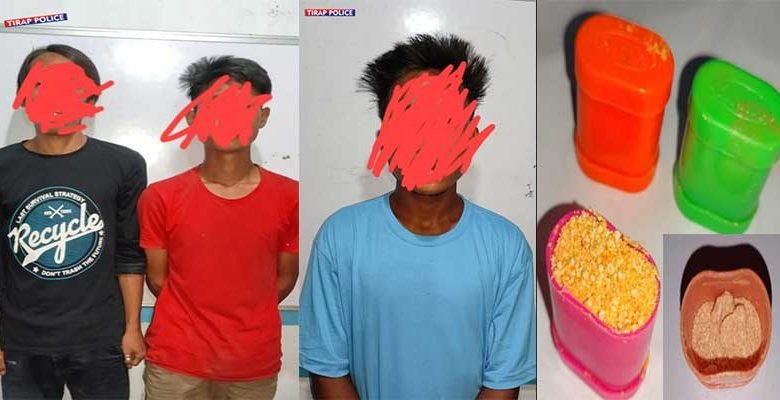 Arunachal: three drug peddlers arrested by Anti Drug Squad of Tirap Police