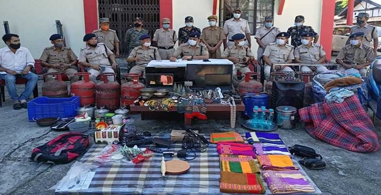 Arunachal: Pasighat Police arrested 3 burglars, recovered huge stolen items