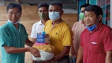 Arunachal: Bharatiya Kishan Morcha East Siang Unit distributes relief items to East Siang press fraternity