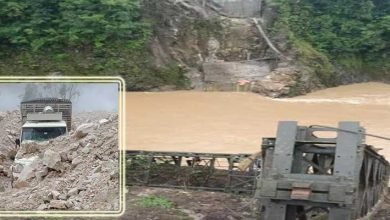 Sanggam Bridge Collapsed: Truck with 3 persons fell in the river still untraceable