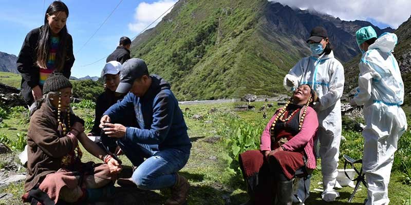 Arunachal: Vaccination Camp held at Last Indian Village towards Tibet in Tawang dist