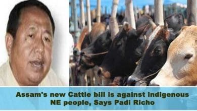 Assam's new Cattle bill is against indigenous NE people, Says Padi Richo