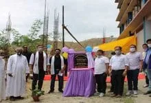 Itanagar: IMC Mayor lays foundation stone of new Boy's Hostel