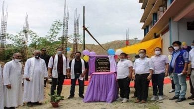 Itanagar: IMC Mayor lays foundation stone of new Boy's Hostel