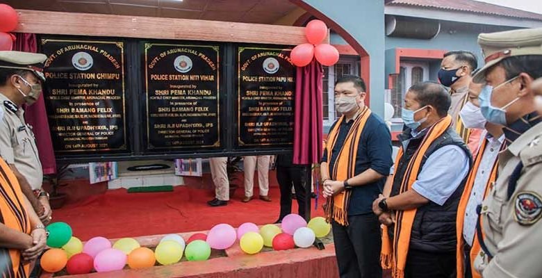 Itanagar: Pema Khandu inaugurates three new PS at Chimpu, Niti Vihar and Papu Hills in ICR