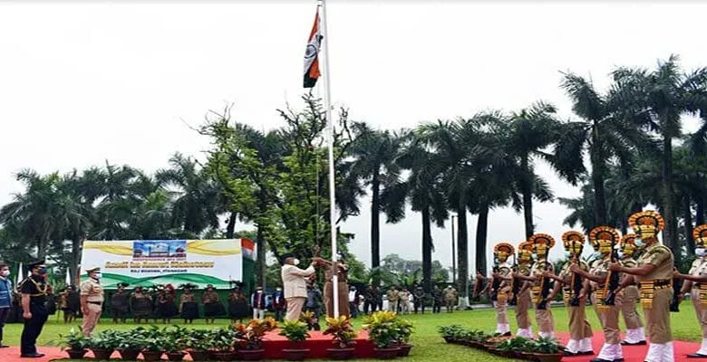 Arunachal: 75th Independence Day was celebrated at Raj Bhavan