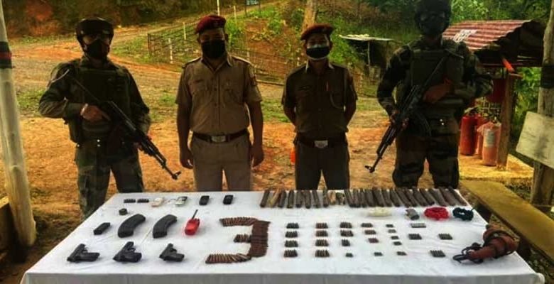 Mizoram: Assam Rifles recovers huge cache of Arms, Ammunition, foreign cigarettes and Heroin