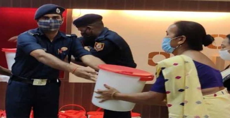 12 NDRF distributes dignity kit to women