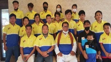 Itanagar: Talo Mugli launches jersey of Kamle district badminton team