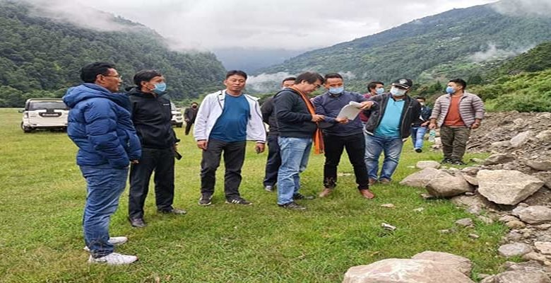 Arunachal: Zemithang to soon get Open Garden Gym and Archery Stadium, MLA Jambey Tashi inspected construction sites