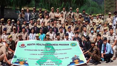 Arunachal:  Mental Health Awareness Program for Lower Subansiri District Police