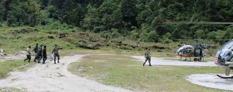Arunachal: Army aerially evacuates victims from lightning strike in dibang valley
