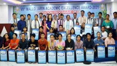 Itanagar: Meritorious students of DUI Community felicitated with Mallo Tarin academic excellence award-2021