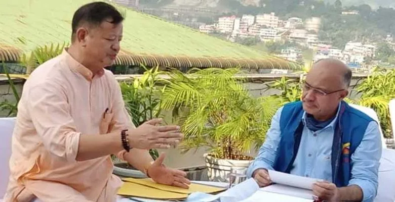 Itanagar: IMC Mayor calls on CS Naresh Kumar