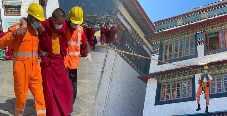 Arunachal: NDRF conducts Mock Exercise on Earthquake in Tawang Monastery