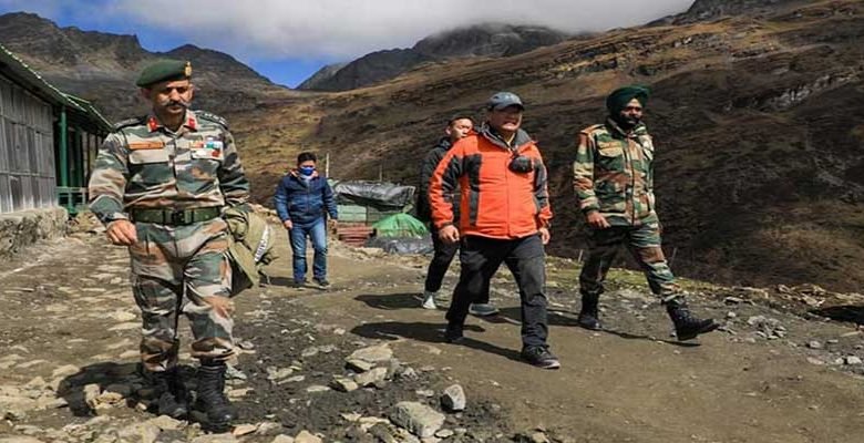 Arunachal CM Pema Khandu visits to border areas in Tawang