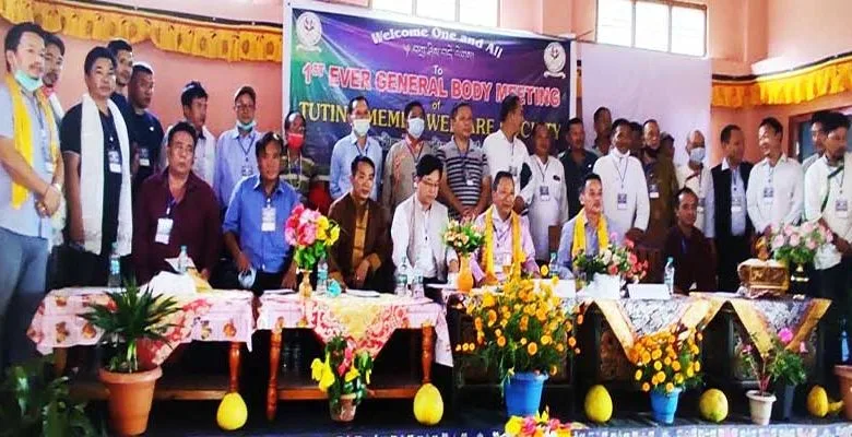 Arunachal: 1st General Body meeting of Tuting Memba Welfare Society held at Kopu village