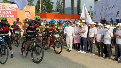 Itanagar: Walkathon and Cyclothon events organized to mark the Gandhi Jayanti