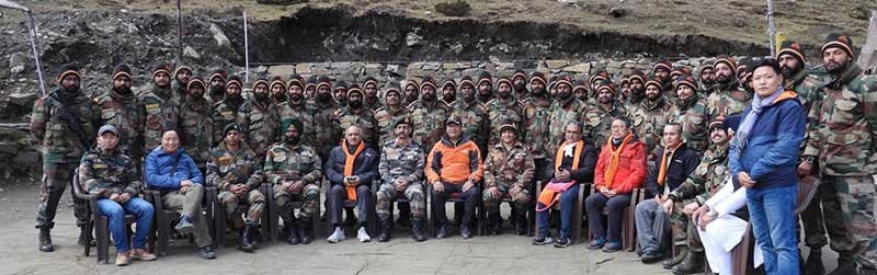 Arunachal Pradesh CM Pema Khandu visits several border outposts along Tibet-China Border in Tawang