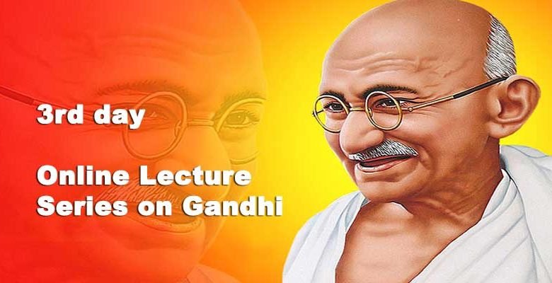 Arunachal : 3rd day of Online Lecture Series on Gandhi organised by RGU
