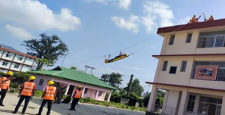 Arunachal: NDRF conducts mock exercise at Namsai and Bomdila
