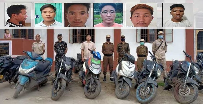 Arunachal: Seppa police arrested Bike lifter, 5 others, 15 stolen bikes recovered