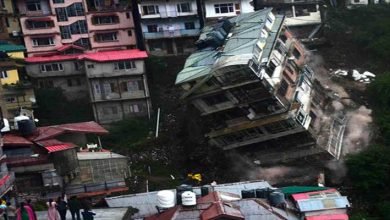 VIRAL VIDEO LIVE CAPTURED: 8-storey building collapses in Shimla