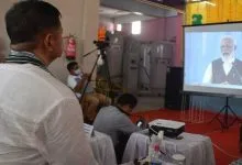 IMC Mayor and TRIHMS staff witness PM Modi's dedication ceremony of 35 PSA Oxygen Plants