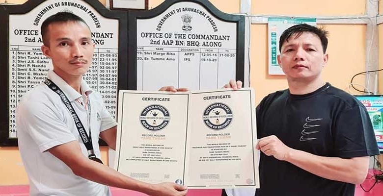 Arunachal: Constable T T Tarh of 2nd Bn Aalo, achieves two world records  