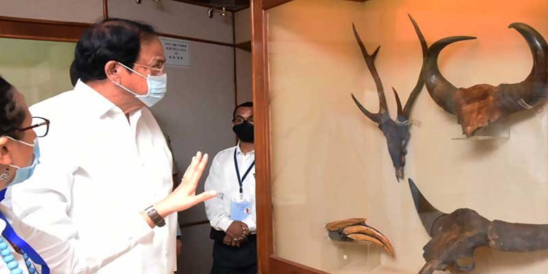 Arunachal: Vice President visits Jawaharlal Nehru State Museum in Itanagar