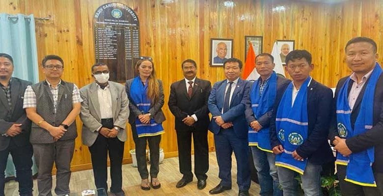 Arunachal Pradesh College Teachers’ Association called on VC RGU