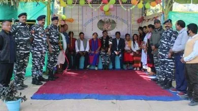 Arunachal: CRPF contsructed a Bus stand shed at Tissa village