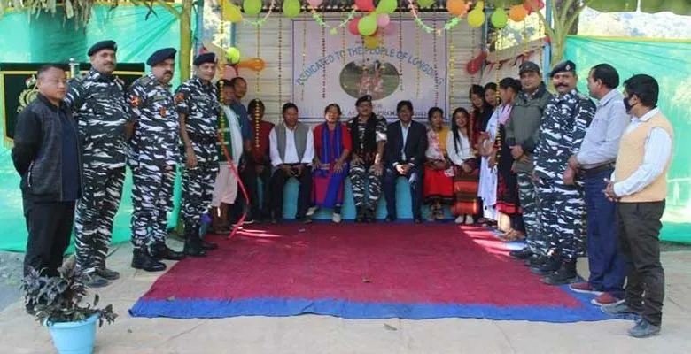 Arunachal: CRPF contsructed a Bus stand shed at Tissa village