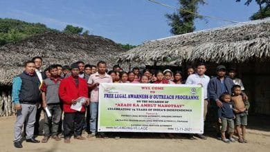 Arunachal: Free Legal Awareness cum Outreach Campaign held at Luaksim and Olington Village in Longding dist