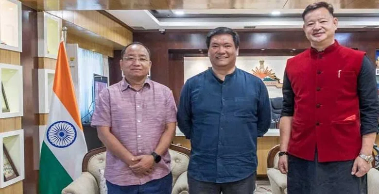 Itanagar: IMC Mayor, Itanaga MLA, called on CM Pema Khandu