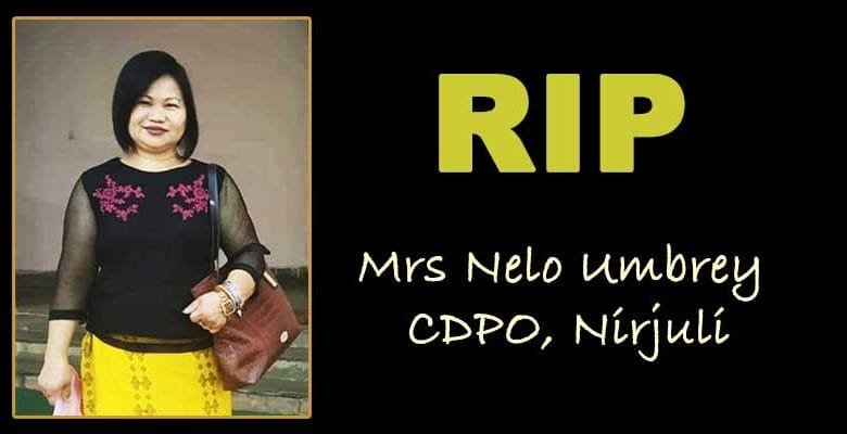 Arunachal: APCDPOWA condoles demise of Mrs Nelo Umbrey, CDPO, Nirjuli