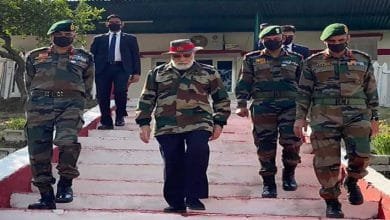 PM Modi At Army Post In J&K's Nowshera Sector On Diwali